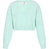 Mymo Strickjacke Frauen Minzmelange