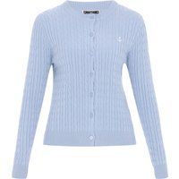 Dreimaster Strickjacke Frauen hellblau