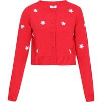 Mymo Strickjacke Frauen Rot