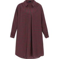 Dreimaster Kleid Frauen Roter Scheck