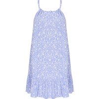 Mymo Kleid Frauen blau weiß