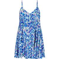 Mymo Kleid Frauen blau mehrfarbig