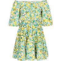 Mymo Kleid Frauen blau mehrfarbig