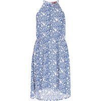 Mymo Kleid Frauen blau weiß
