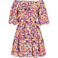 Mymo Kleid Frauen violett mehrfarbig