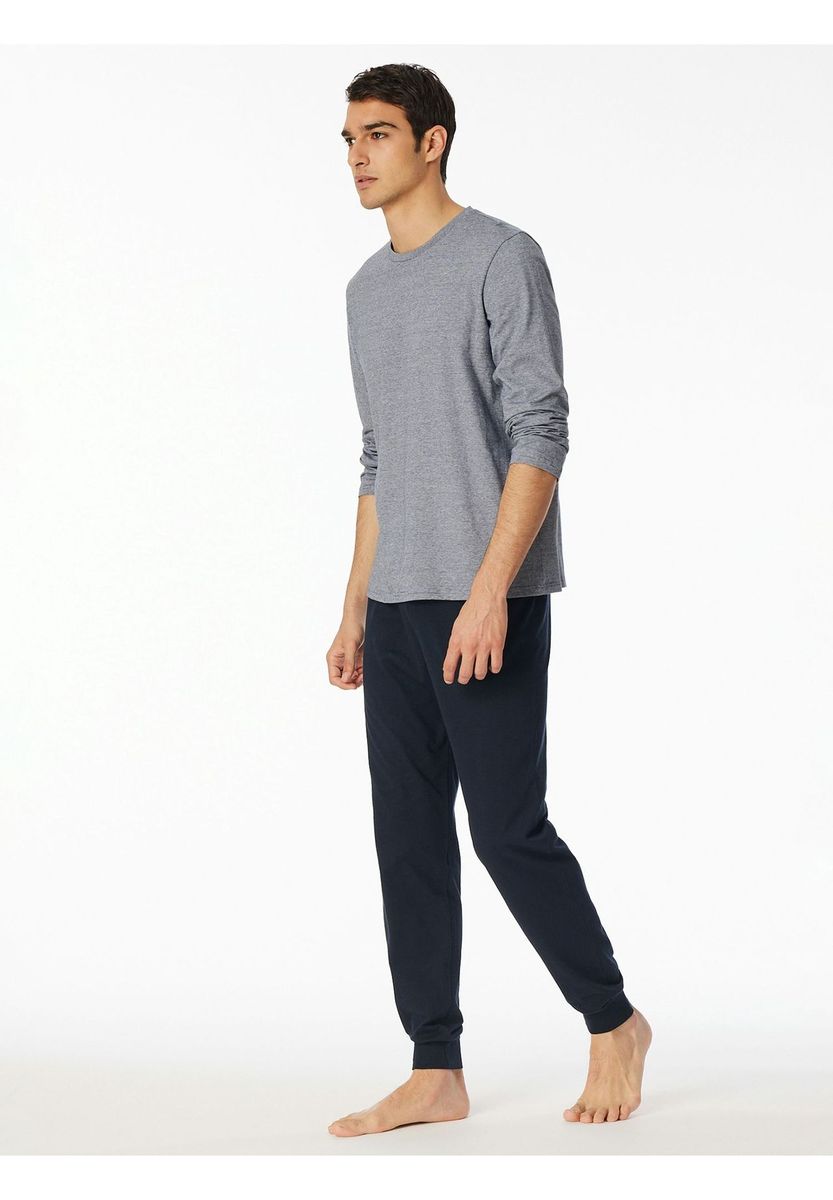 Herren Langarm Schlafanzug Set