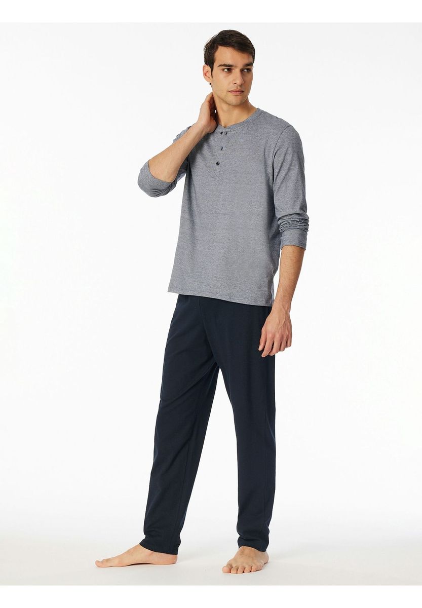 Herren Schlafanzug aus lässiger Baumwolle