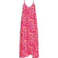 Maxi-Trägerkleid mit abstraktem Print