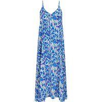 Mymo Kleid Frauen blau mehrfarbig