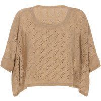 Dreimaster Poncho Frauen Beige
