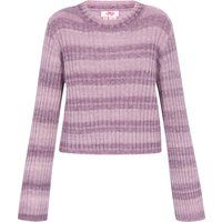 Mymo Pullover Frauen lila mehrfarbig