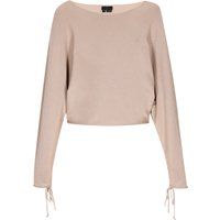 Dreimaster Damen Pullover Frauen Beige