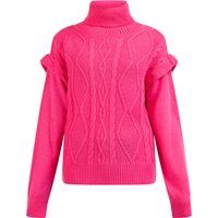 Mymo Strickpullover Damen Rosa