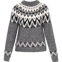 Dreimaster Pullover Frauen schwarz mehrfarbig
