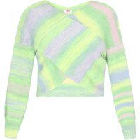 Mymo Pullover Frauen grün mehrfarbig