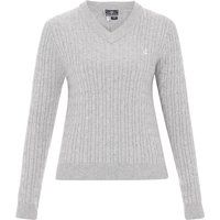 Dreimaster Pullover Frauen HellGrauMelange