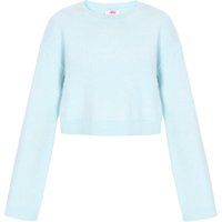 Mymo Pullover Frauen hellblau meliert