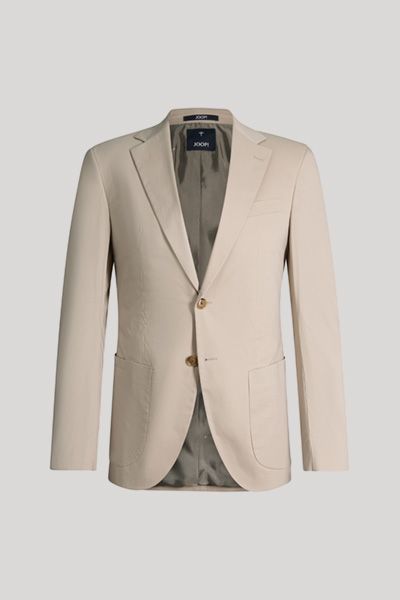 Joop! Dallas Hellbeige Baumwollmischung Zwei-Knopf-Sakko