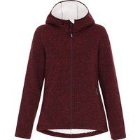 Schmuddelwedda Jacke Frauen Burgunder Melange