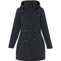 Schmuddelwedda Jacke Frauen marine meliert