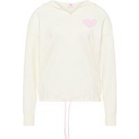 Mymo Strickpullover Damen weiss