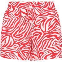 Mymo Shorts Frauen weiß rot