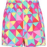 Sportshorts mit geometrischem Print und hohem Bund