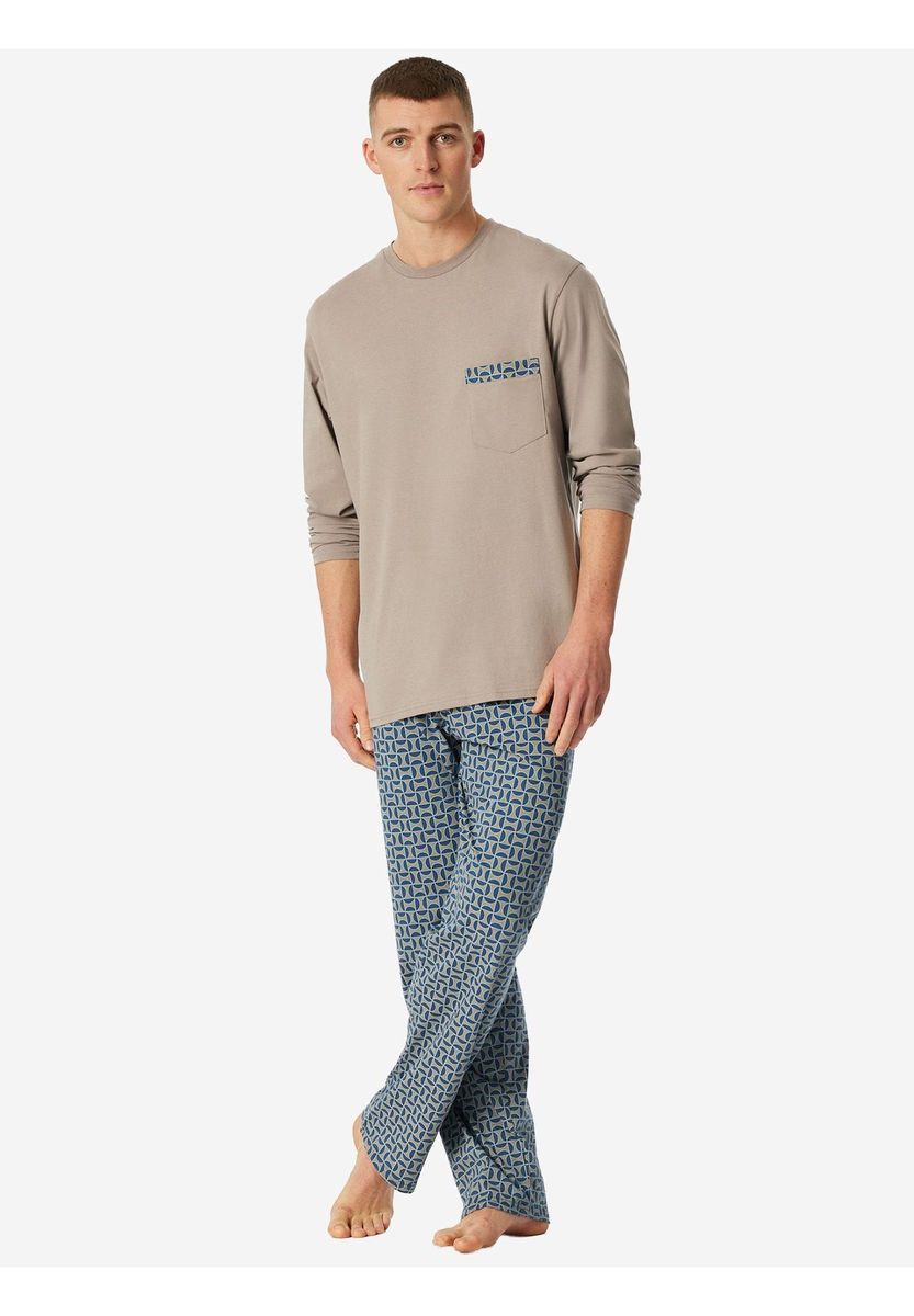 Herren Schlafanzug Set aus bequemer Baumwolle