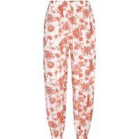 usha Hose Frauen weiß orange