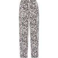Mymo Hose Frauen weiß-schwarz