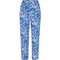 Mymo Hose Frauen blau mehrfarbig