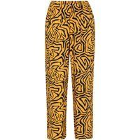 Mymo Hose Frauen senf schwarz