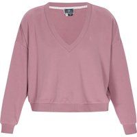 Verkürztes V-Ausschnitt Sweatshirt