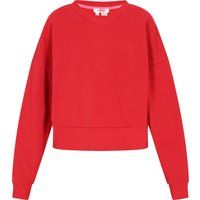Kurz geschnittenes Langarm-Pullover-Sweatshirt