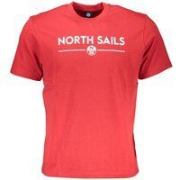 Rotes T-Shirt mit Grafikprint und Rundhalsausschnitt
