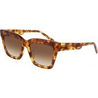 Quadratische Schildpatt Sonnenbrille