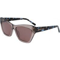 Cat-Eye Sonnenbrille mit gemusterten Bügeln