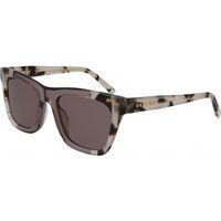 Quadratische Sonnenbrille mit Musterrahmen