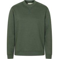 Herren Sweatshirt mit Rundhalsausschnitt, Unifarben