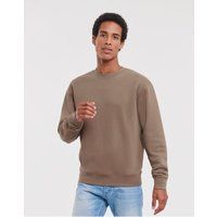 Klassisches Rundhals-Sweatshirt Uni Farbe
