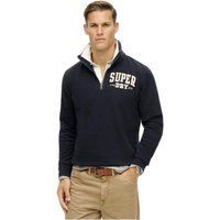 Vintage-Style Herren-Pullover mit halbem Reißverschluss
