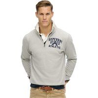 Vintage-Style Herren-Pullover mit halbem Reißverschluss