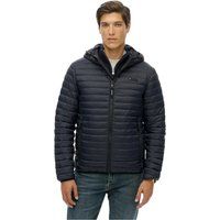 Leichte Herren Steppjacke mit Kapuze
