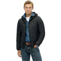 Leichte Herren Steppjacke mit Kapuze