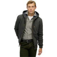 Herren Kapuzenpullover mit Reißverschluss und Borg-Futter