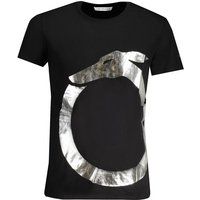 T-Shirt mit Greyhound-Grafik und Rundhalsausschnitt
