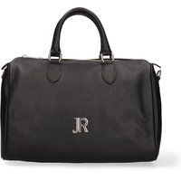 Strukturierte Lederhandtasche mit Griff