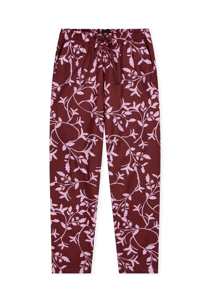 Baumwoll-Loungehose mit Blumendruck