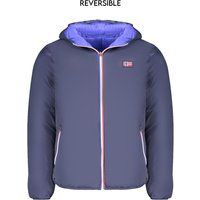 Wendbare gefütterte Jacke mit Kapuze Unisex