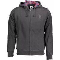 Herren Fleece Kapuzenpullover mit Reißverschluss